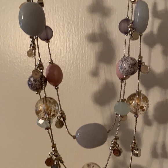 Beaded Necklace with gems 💎by “Color” - Picture 2 of 4